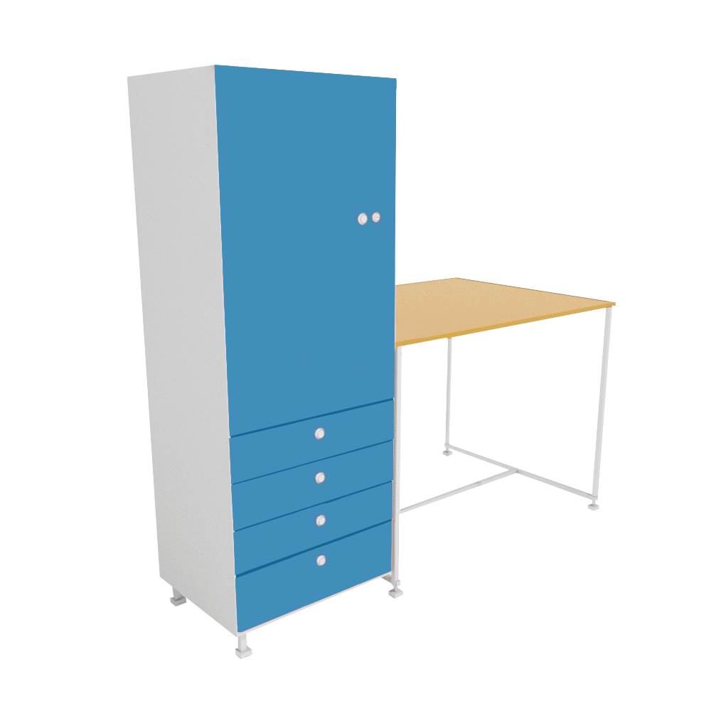 СПМ-01-11 стол со шкафом